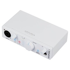 Arturia MINIFUSE-1-WHITE Portable Solo Audio Recording Interface in White
