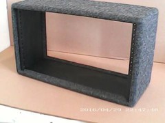 Pearson 6 space simple rack Grey….. super short, only 8″ deep !
