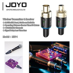 JOYO 5.8GHz Wireless Microphone System Plug On XLR Transmitter Receiver 100FT