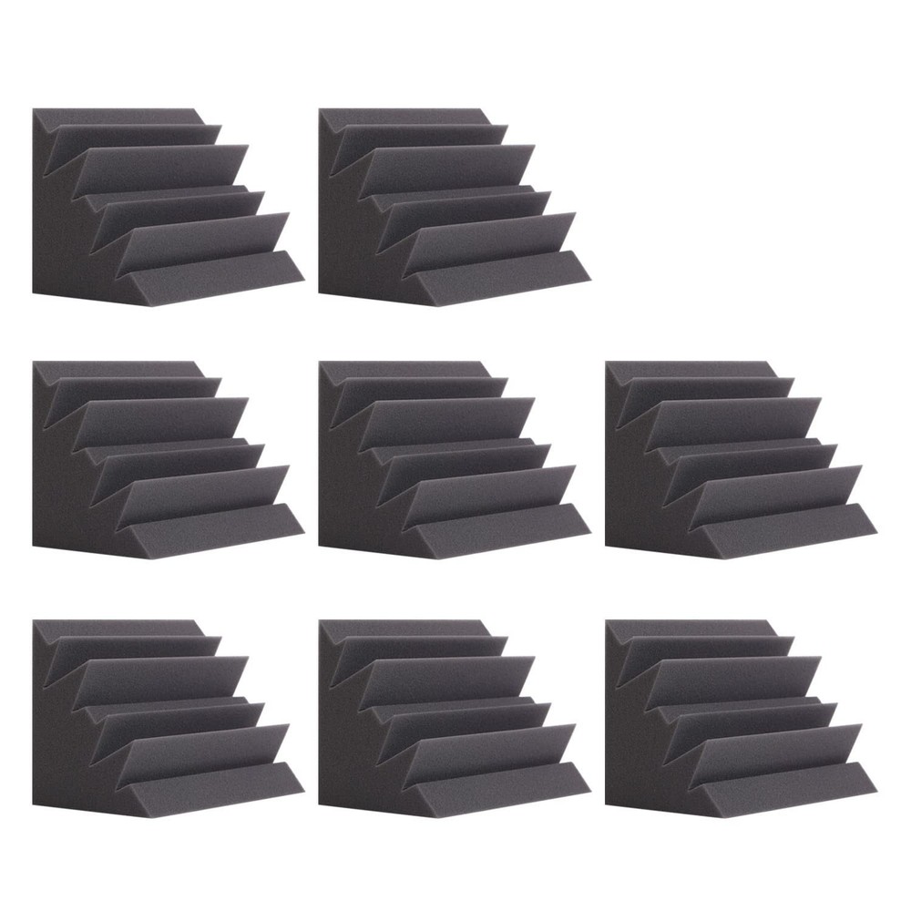 8 Pack – Bass Traps Acoustic 8″ × × 12″, 8 Trap (No Adhesive)