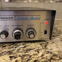 BOGEN Acousta-Master CT-35 Solid State Amplifier – TESTED – READ DESC!