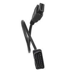 1.64 Feet/50cm OBD II OBD2 Splitter Cable Cord,16 Pin OBDii 1 Male to 1 Female
