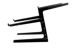 Rockville Dual Shelf Laptop+Controller Stand for Alesis V61 Keyboard