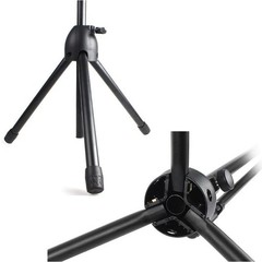 TECHTONGDA Zinc Alloy Microphone Mic Stand Foldable Tripod Stage Performances
