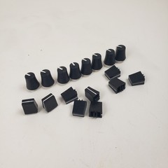 Novation Launchkey 49 MK3 Replacement Knobs and Fader Caps Set Black 17 Pieces