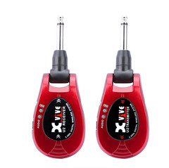 Xvive Audio U2 Digital Wireless System 2.4 GHz for Guitars – Red