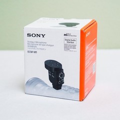 SONY Camera Microphone Shotgun Microphone with Windscreen Included ECM-M1