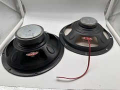 Pair of 8” 3 Ohm 30W Speaker Drivers OEM Tested Working Paper Cone