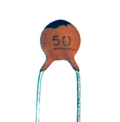 100pc Disc Ceramic Capacitor 50pF 50V ±5% NP0 RoHS Taiwan NPO