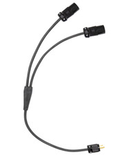 Power Y Cable 1 Edison Male to Fanout 2 L6-20 Female Connectors 12 AWG- 30ft