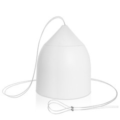 Sound Town 6.5″ Weather-resistant Pendant Speaker 70V/100V/8-Ohm White STPDS-65W