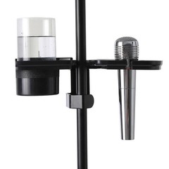 Stand Tray Bracket Sound Card Tray Adjustable Clamp Holder Cup Holder Universal