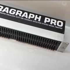 Behringer Ultragraph Pro FBQ3102 Dual 31-Band Graphic Equalizer Missing 3 Button