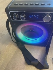 Karaoke Machine, Portable Bluetooth Karaoke Speaker with 2 Wireless Microphon…