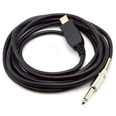 3M Guitar Bass 1/4“ USB to 6.3mm Jack Link Connection Instrument Adapter Cable