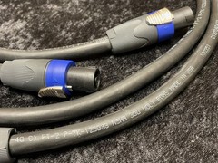 (2) 3 Foot SpeakOn -12/4 Tour Grade Speaker Cables w/Neutrix – MADE IN USA **NEW
