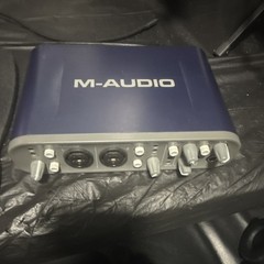 M-Audio USB Audio Interface AU02-073B0 Desktop w/ XLR, RCA, TRS Ports