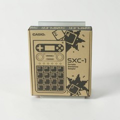CASIO SXC-1 Portable Standalone Sampler Built-in Mic 16 Pad Vintage Sounds