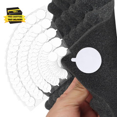 150Pcs Double-Sided Adhesive Tape for Acoustic Sound Proof Foam Panels, Removabl