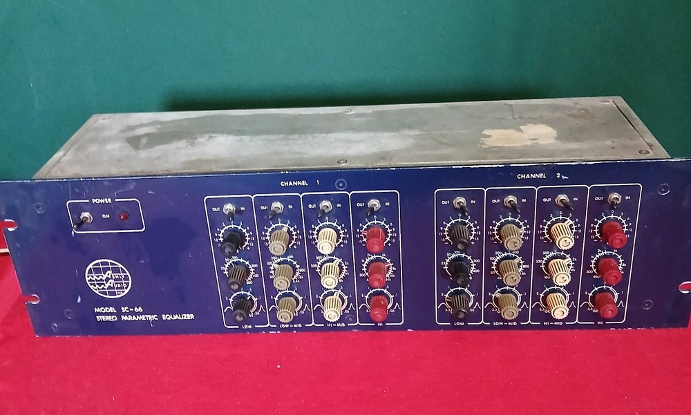 Ashly SC-66A SC-66 A Stereo 4-Band Parametric EQ Equalizer – Vintage