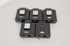 Lot Of 5 Parts Only RTS Telex BP325 Black Portable Headset Station Belt Packs