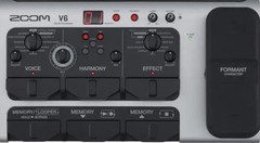 Zoom V6 Vocal Processor Tabletop Looper Harmony Distortion Delay Chorus Effects