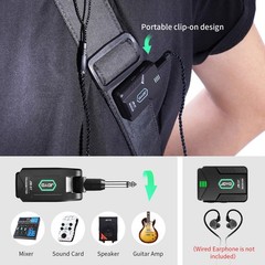 JOYO Wireless in Ear Monitor System 2.4G IEM with Black