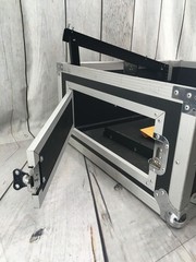 Seismic Audio SAMRC-4U 4-Space Slant Mixer Top Rack Case