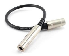 1ft 1/4″ Stereo Female to Din-5 Male BO, Naim, Quad Audio Adapter Cable