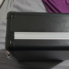 Analog Cases Black Hard Equipment Case w/ Foam Padding & Carry Handle.