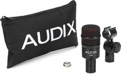 Audix D4 Hypercardioid Dynamic Instrument Microphone for Kick Drums, Toms,…