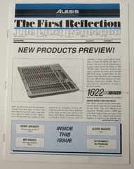 ALESIS First Reflection – Spring 1989 Vol 2, No 1 Studio Electronics Newsletter