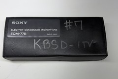Sony ECM-77B Electret Condenser Omnidirectional Lavalier Microphone