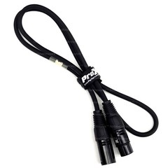 10 pack ProX XCP-DMX03 3ft XLR3-M to XLR3-F 22AWG DMX Premium OFC Cable 110-ohm