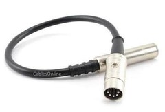 1ft 1/4″ Stereo Female to Din-5 Male BO, Naim, Quad Audio Adapter Cable