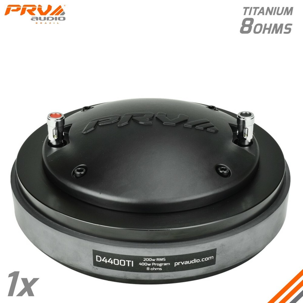 1x PRV Audio D4400Ti 2″ Exit Titanium Compression Driver 8 Ohms 400 Watts