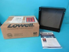 LOWELL P68X RECESSED BACKBOX FOR 8″ SPEAKER ENCLOSURE BACK BOX ADJUSTMENT SLOT