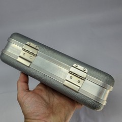 Vintage Peavey Microphone Replacement Hard Shell Protective Case Gray AS IS