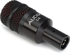 Audix D4 Hypercardioid Dynamic Instrument Microphone for Kick Drums, Toms,…