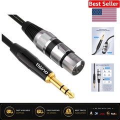 High-Quality 3.3ft XLR Female to 1/4