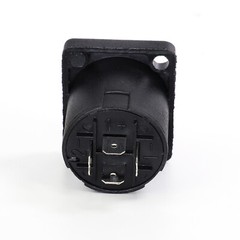 NL4FC Speakon Connector & NL4MP Female Socket Kit with Twist Lock Audio Adapter
