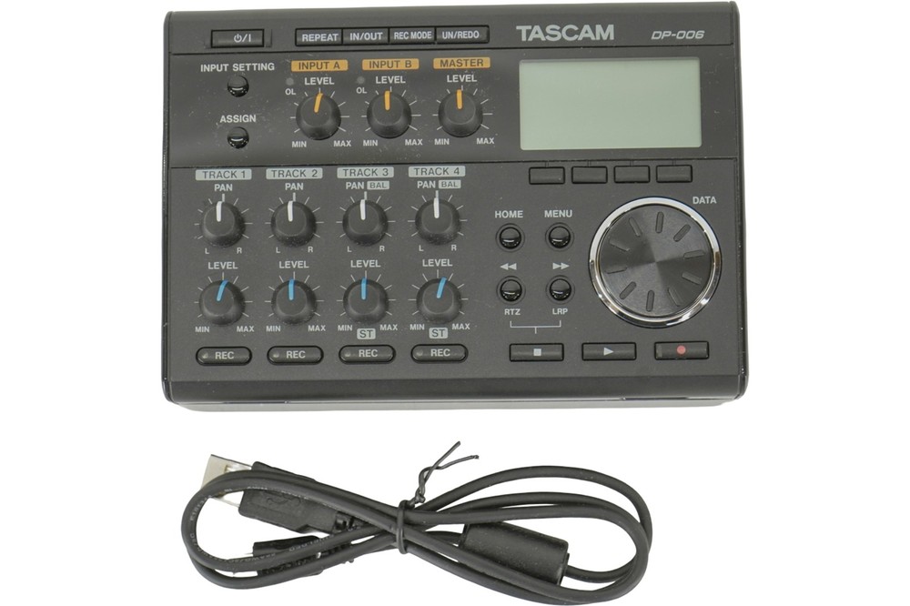 TASCAM DP-006 Pocketstudio Digital Multi-Track Recorder, 6-Track – NO POWER