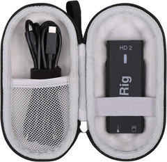 Aproca Hard Travel Storage Carrying Case for IK Multimedia Irig HD 2 Digital Gui