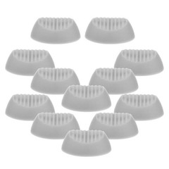 10Pcs Plastic Mixer Fader Knobs Durable Console Slider Caps Light Grey for Audio