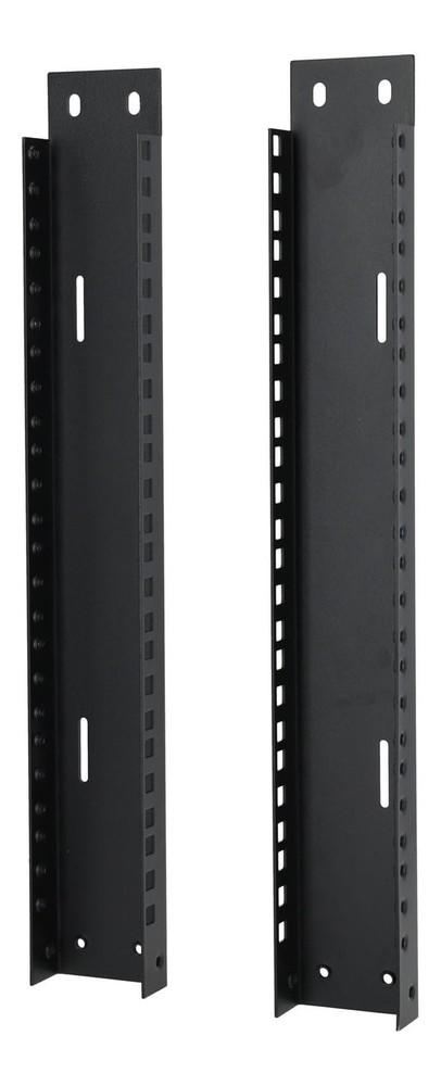 Rockville RAIL8U 8U Reversible Rack Rails with M5 Circle or Square Screw