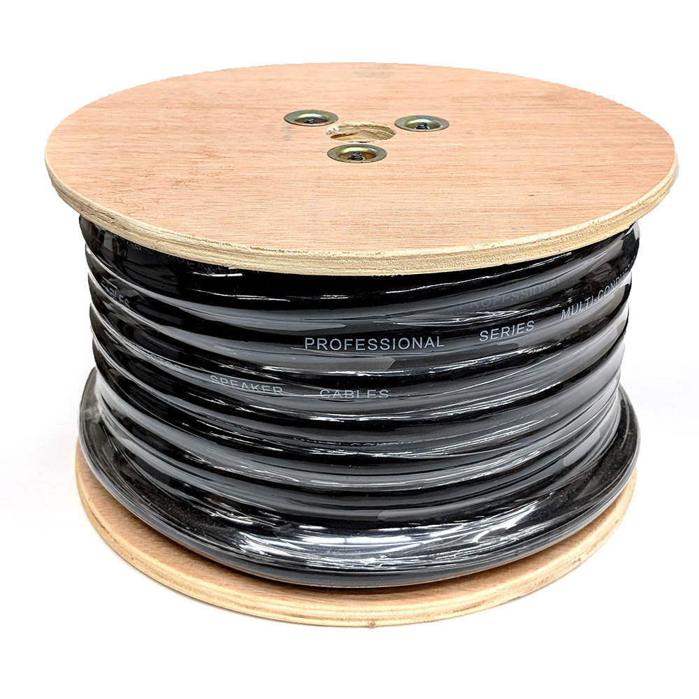 AEI 12 Gauge 8 Conductor Speaker Snake Wire 100 Feet ft Cable FAST SHIPPING