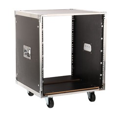 12U Server Rack with Casters 19inch Network Rack Open Frame AV DJ Rack Cabinet