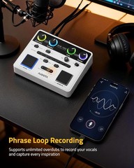 AVE-100 Vocal Effects Processor with Auto Pitch Correction/Harmony/Echo/Rever…