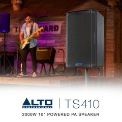 Alto Professional TS410 – 2000W 10″ Powered PA Speaker with 3 Channel Mixer, …