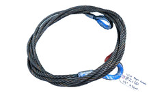 Unbranded 1/2″ x 20Ft Wire Rope Cable #2118 (Lot of 2)THS